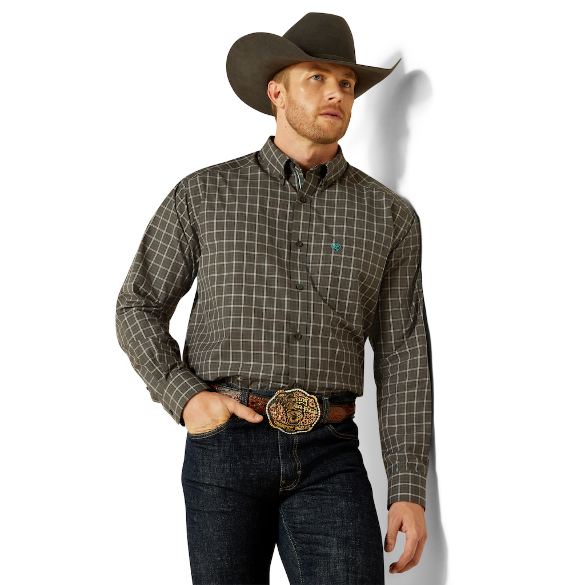 Picture of Ariat 10062174 Pro Series Benjamin Classic Fit Shirt