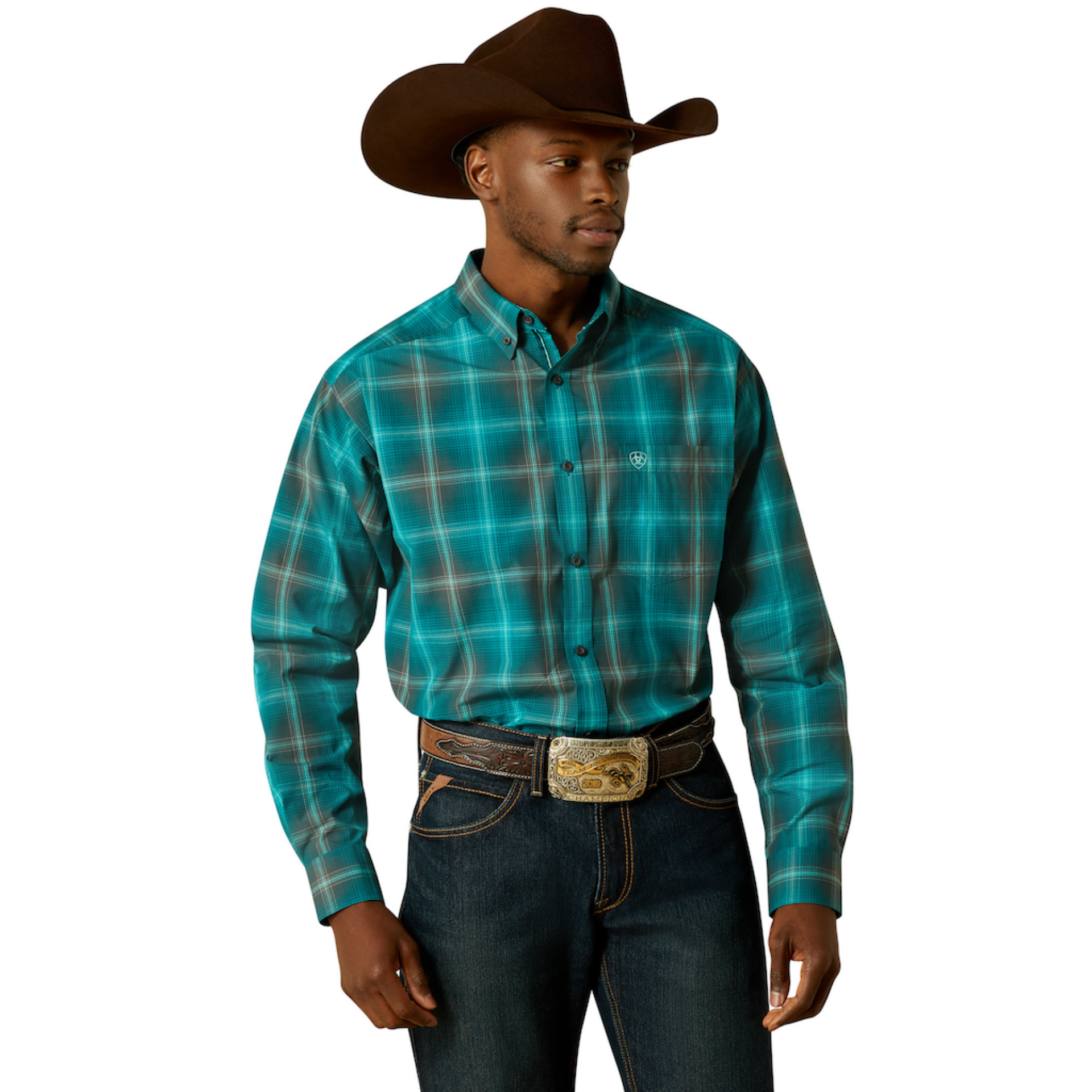 Picture of Ariat 10062177 Pro Series Bear Classic Fit Shirt