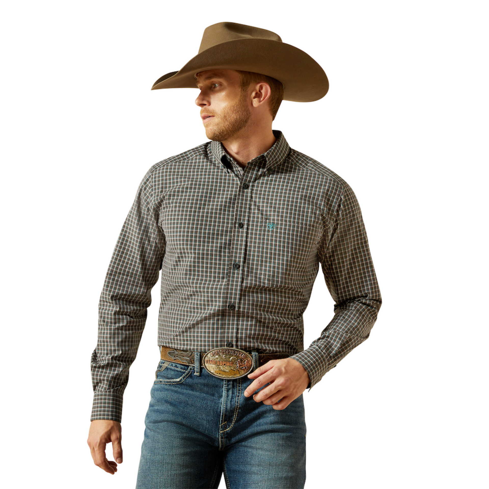 Picture of Ariat 10062180 Pro Series Breck Fitted Shirt