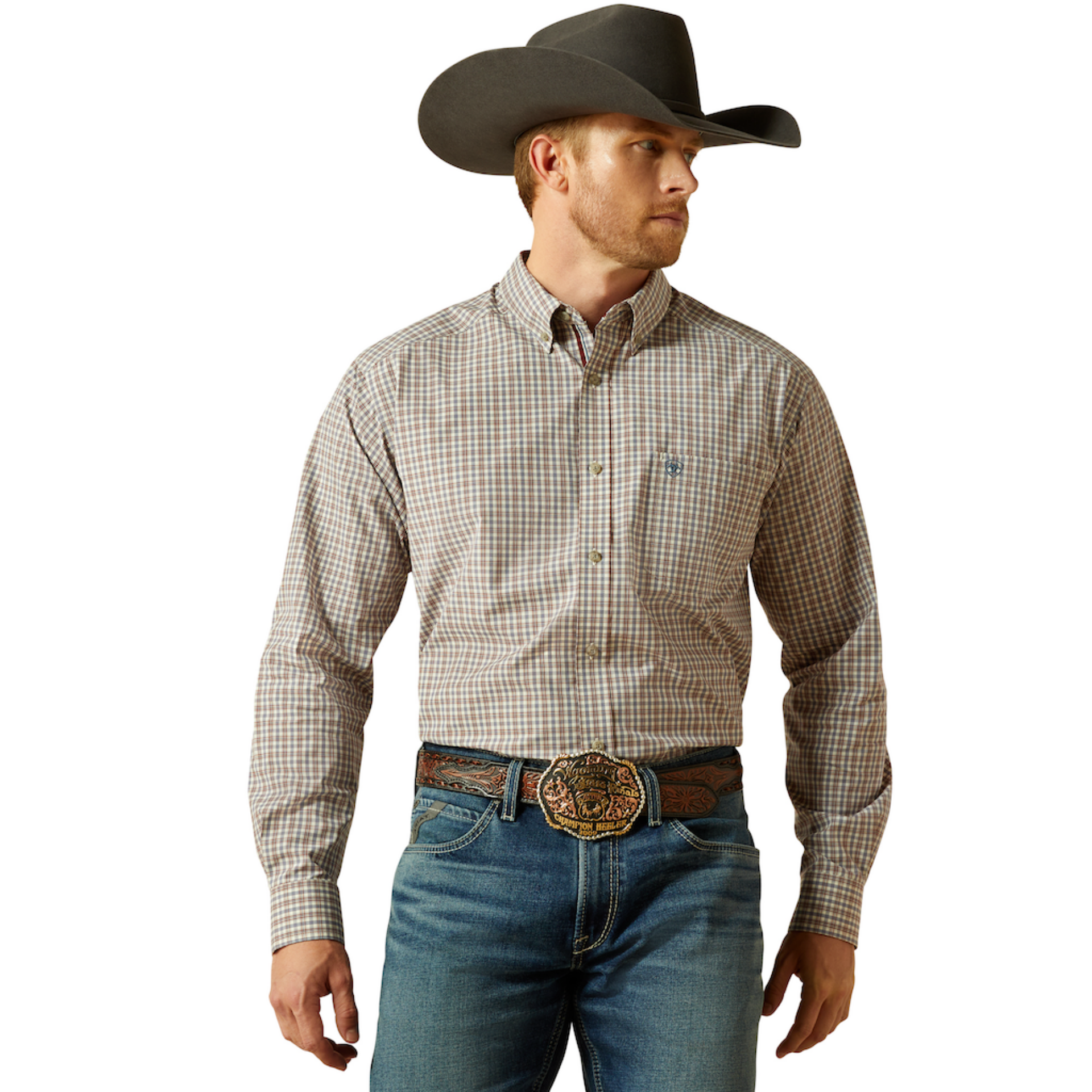 Picture of Ariat 10062189 Pro Series Trevor Classic Fit Shirt
