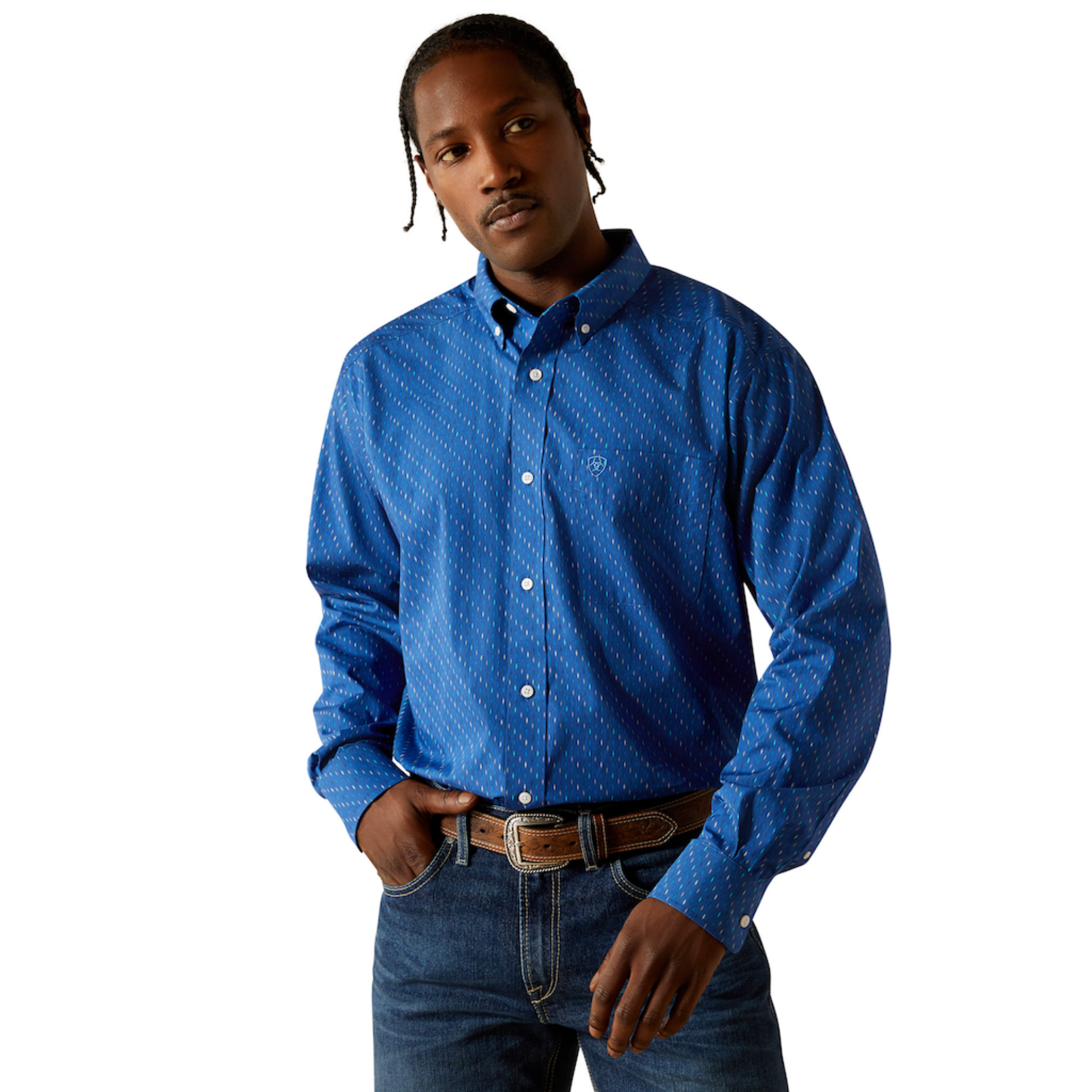 Picture of Ariat 10062229 Wrinkle Free Chase Classic Fit Shirt