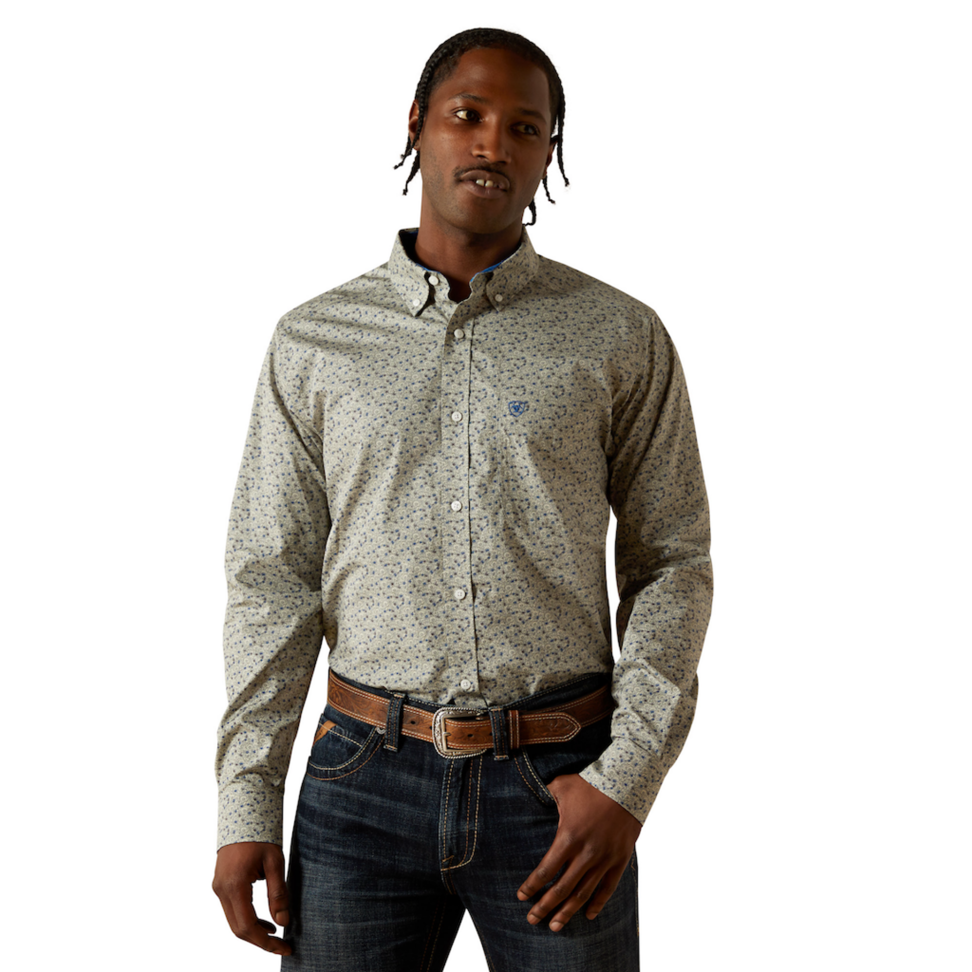 Picture of Ariat 10062233 Wrinkle Free Cade Fitted Shirt