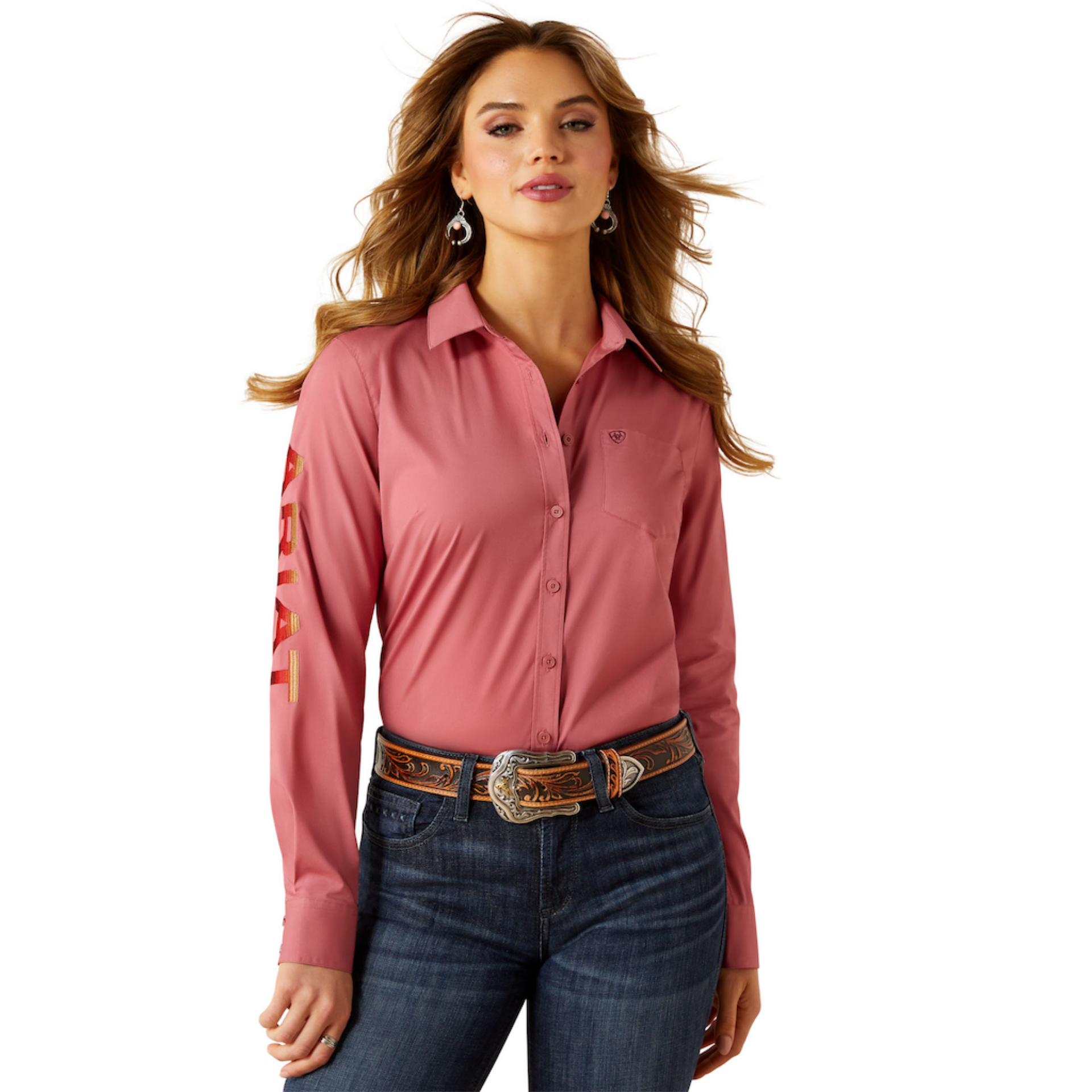 Picture of Ariat 10062656 Team Kirby Stretch Shirt
