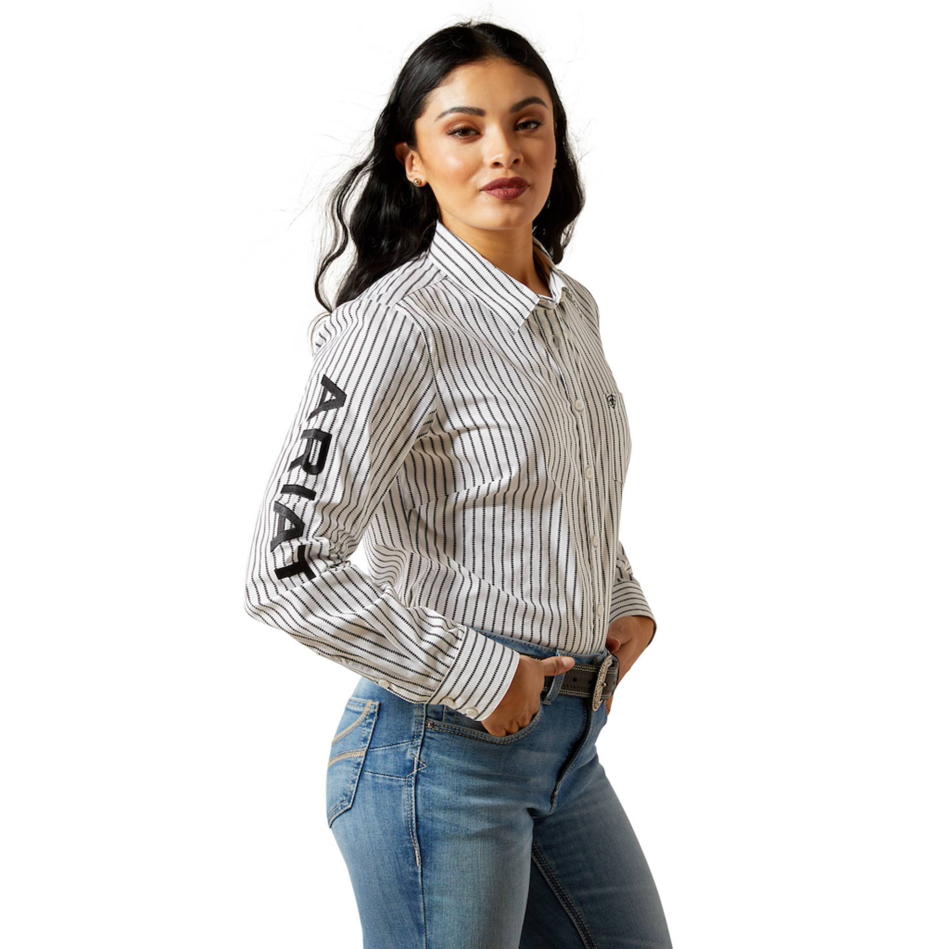 Picture of Ariat 10062658 Team Kirby Stretch Shirt