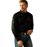 Picture of Ariat 10062659 Team Logo Twill Fitted Shirt
