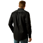 Picture of Ariat 10062659 Team Logo Twill Fitted Shirt