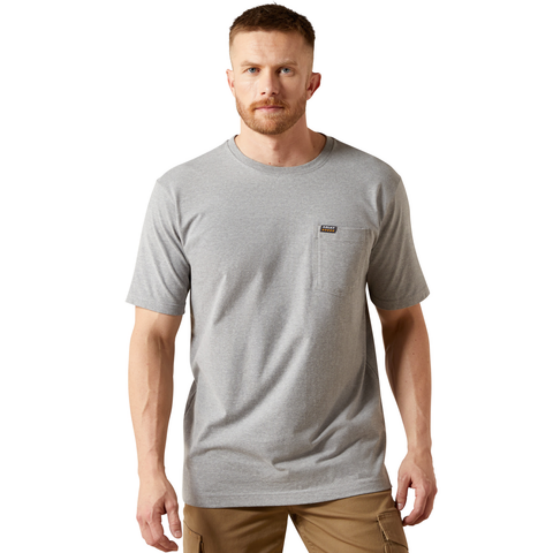 Picture of Ariat 10054517 Rebar Cotton Strong Standard Pocket T-Shirt