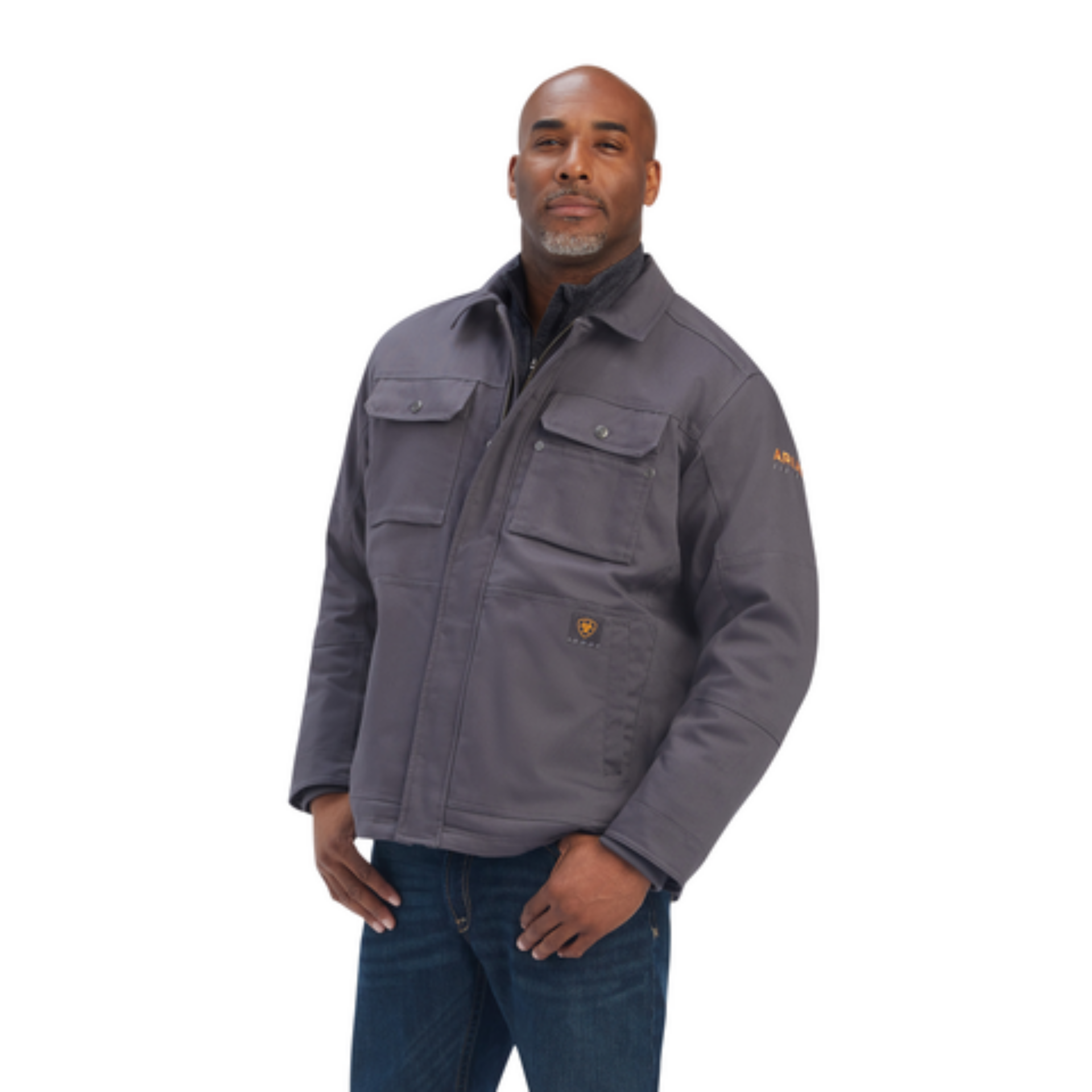 Picture of Ariat 10041505 REBAR DURACANVAS SHERPA-LINED COAT
