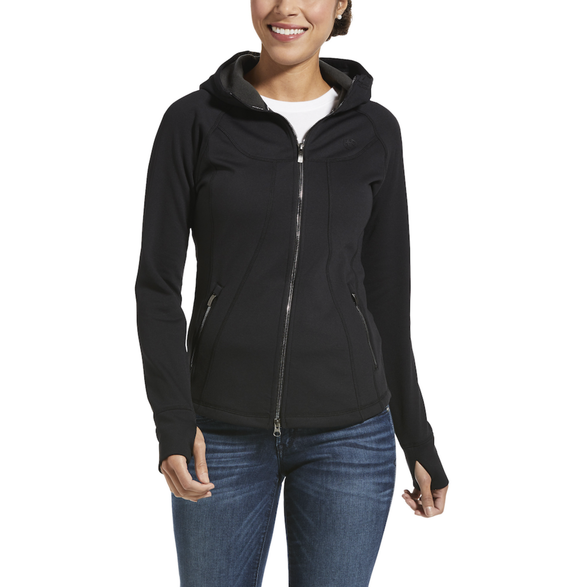 Picture of Ariat 10032772 Attain Full Zip Hoodie