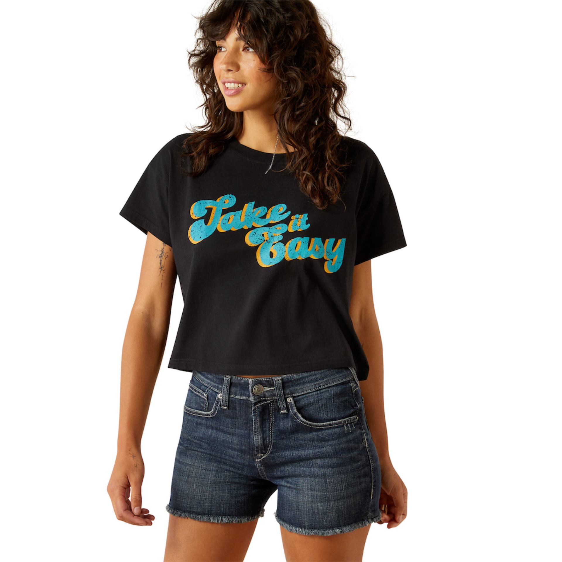 Picture of Ariat 10060388 Take It Easy T-Shirt