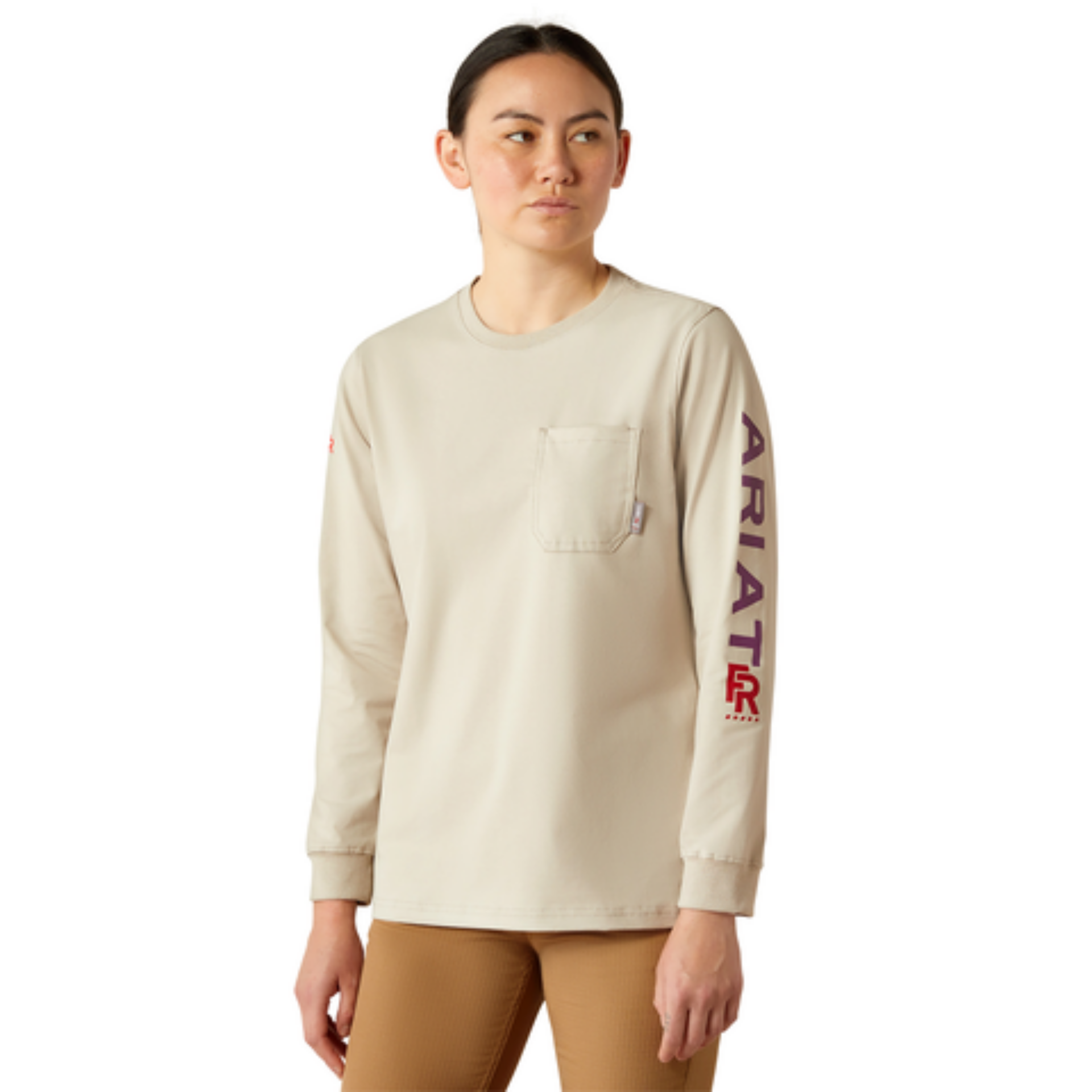 Picture of Ariat 10055191 FR Stretch Logo T-Shirt