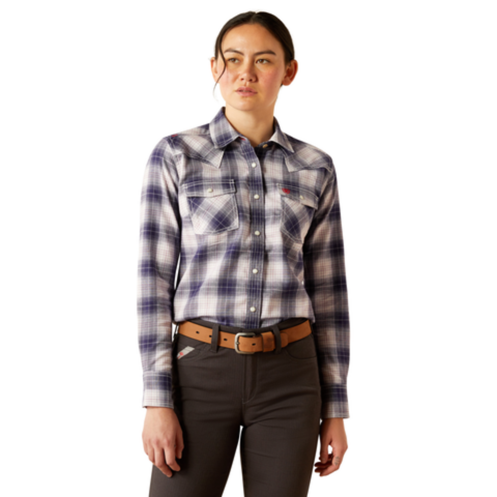 Picture of Ariat 10054451 FR Heritage  Retro Fit Work Shirt