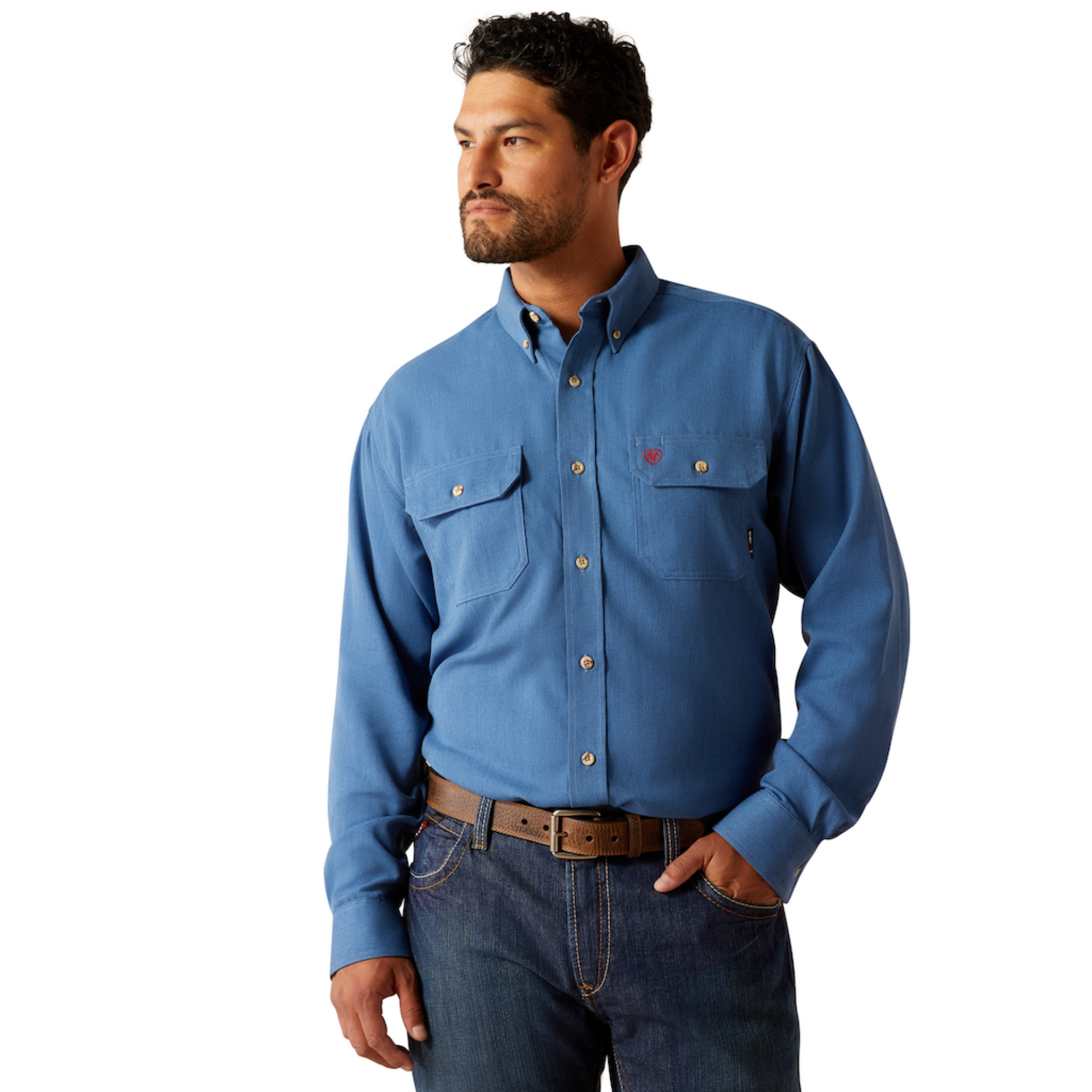 Picture of Ariat 10055218 FR Air Inherent Work Shirt