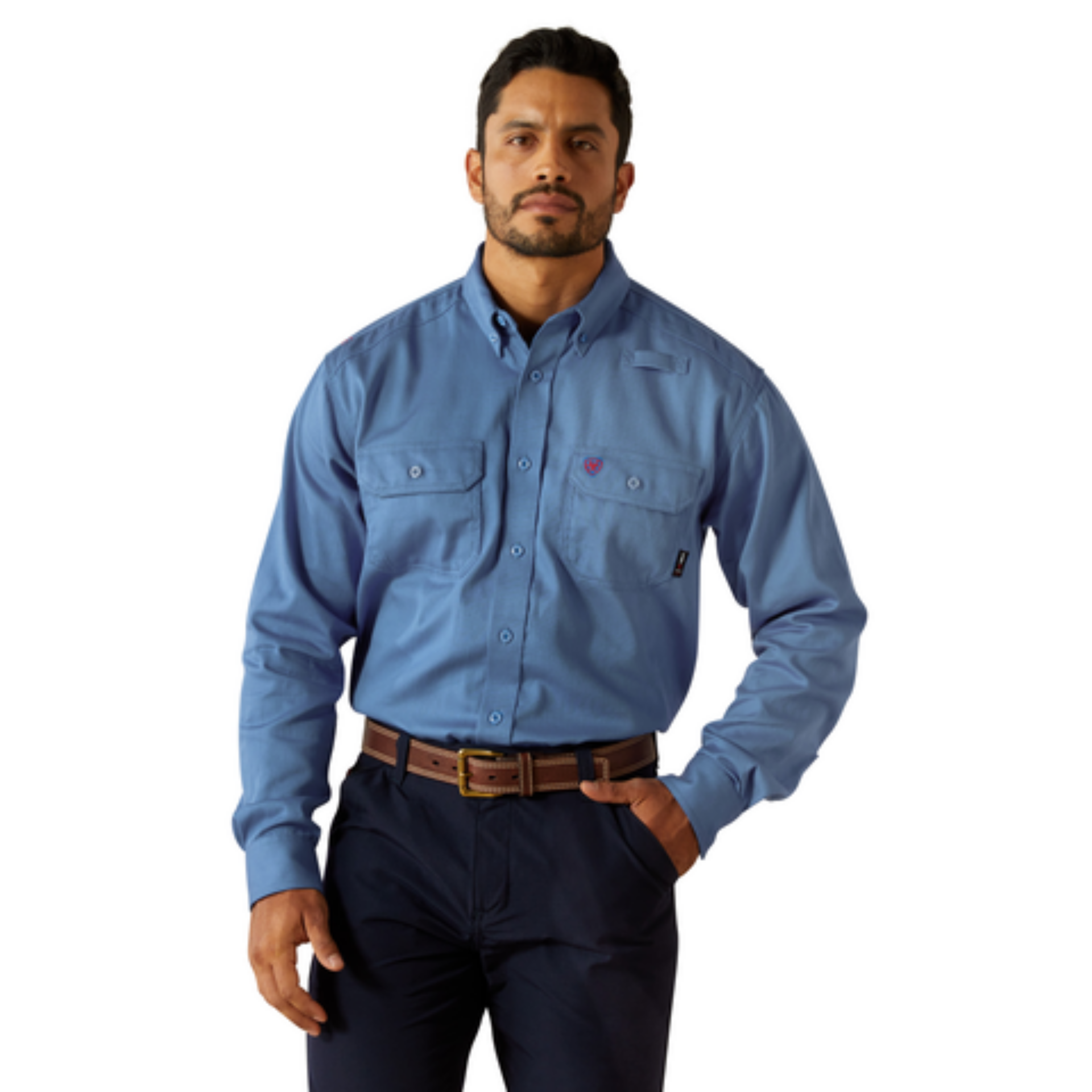 Picture of Ariat 10062602 FR Solid   Work Shirt