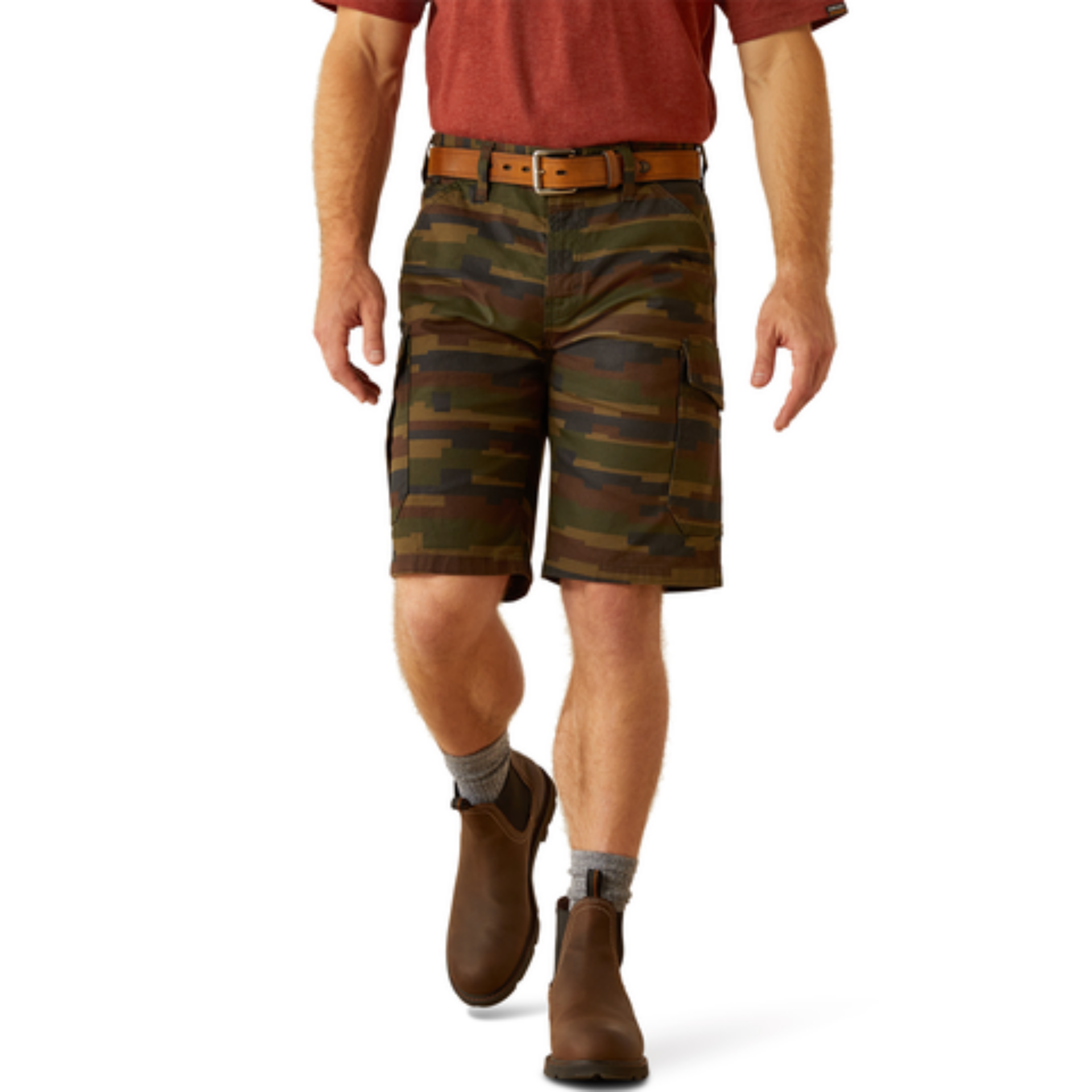 Picture of Ariat 10058795 Rebar DuraStretch Made Tough Cargo 11 Short