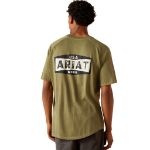Picture of Ariat 10054514 Rebar Cotton Strong Badge T-Shirt