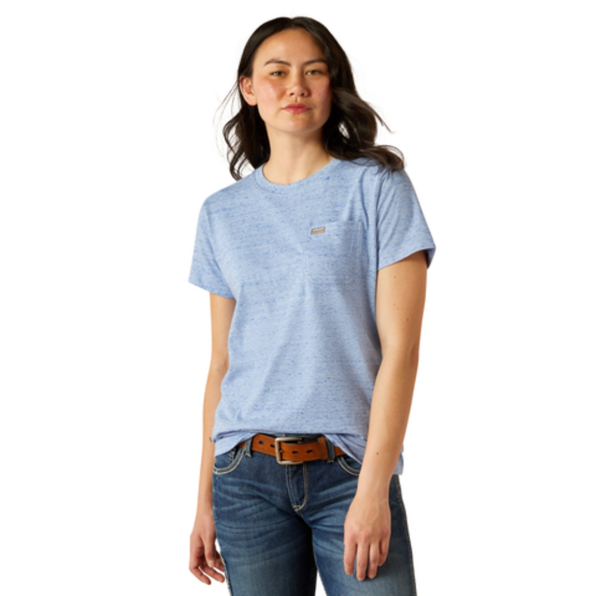 Picture of Ariat 10054872 Rebar Cotton Strong Space Dyed T-Shirt