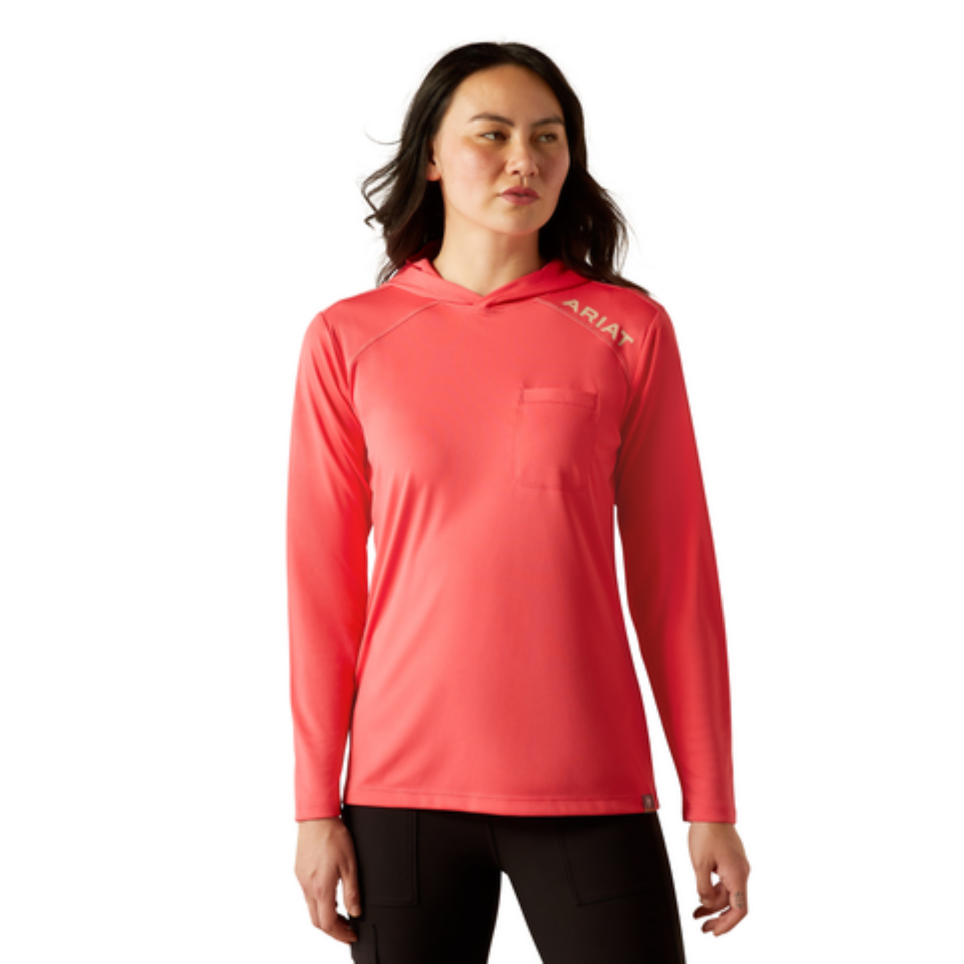 Picture of Ariat 10054875 Rebar Sunblocker Hooded T-Shirt