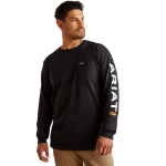 Picture of Ariat 10062752 Rebar Cotton Strong Standard Logo Pocket T-Shirt