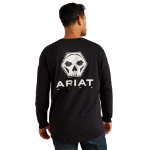 Picture of Ariat 10062777 Rebar Workman Bolt Skull T-Shirt