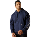 Picture of Ariat 10062708 Rebar Lightweight Logo Hoodie