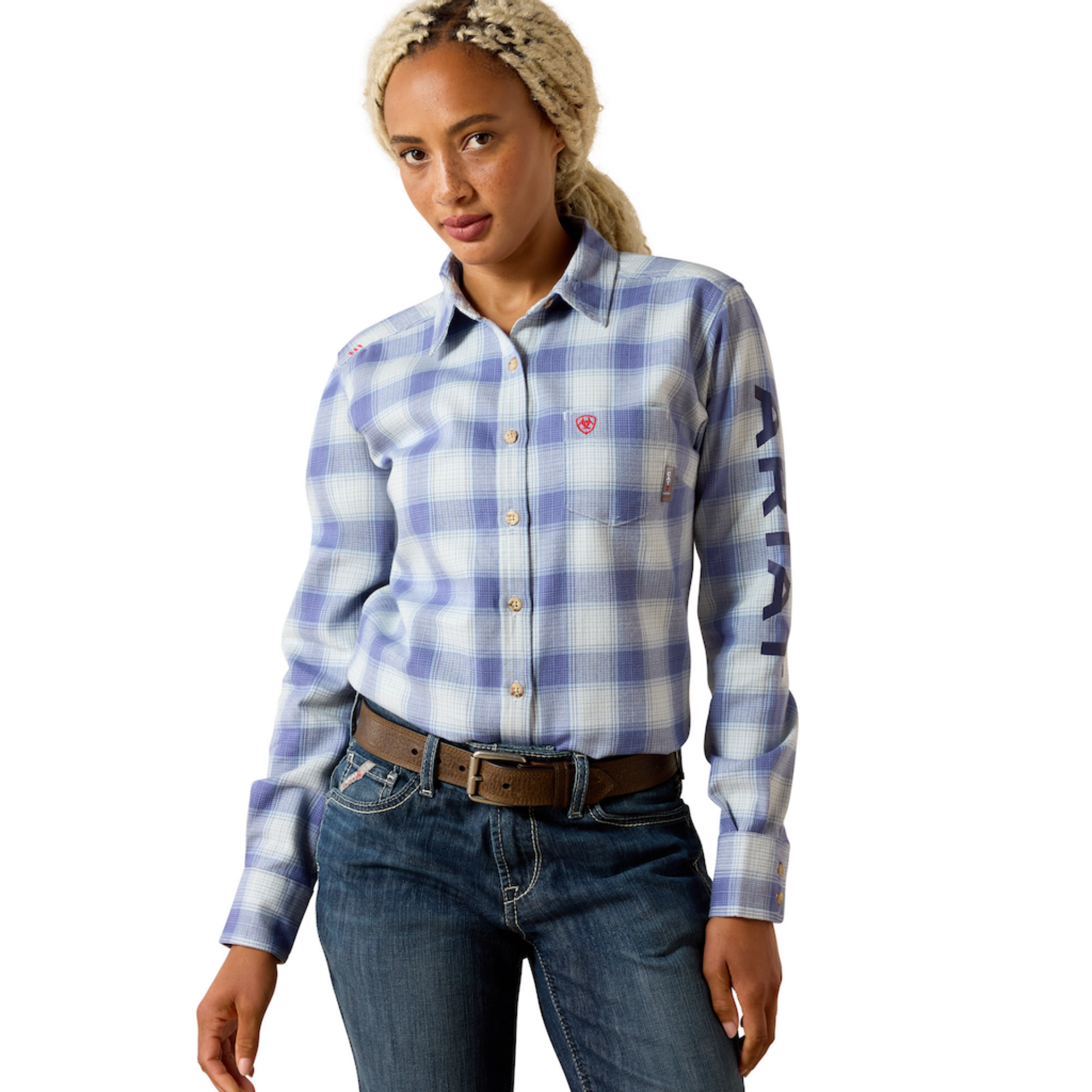 Picture of Ariat 10071321 FR Paige Logo Work Shirt