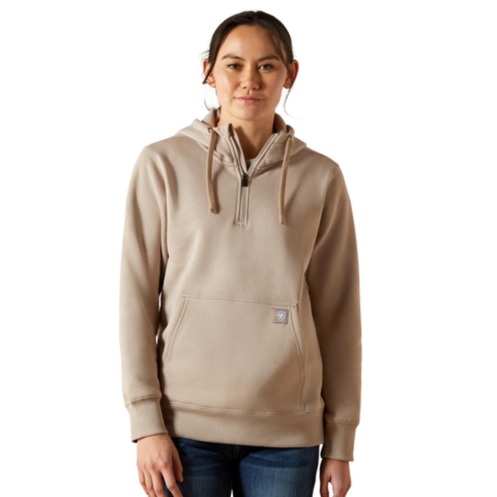 Picture of Ariat 10062653 Rebar Skill Set 1/2 Zip Hoodie