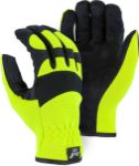 Picture of Majestic 2136 Armor Skin Mechanics Glove with Hi-Viz Knit Back