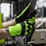 Picture of Majestic 2136 Armor Skin Mechanics Glove with Hi-Viz Knit Back