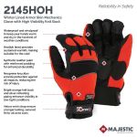 Picture of Majestic 2145HOH Winter Lined Mechanics Glove with Hi-Viz Knit Back