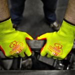 Picture of Majestic 35-4565 Cut-Less Watchdog® Hi-Vis Knit w Foam Nitrile Palm