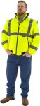 Picture of Majestic 75-1381 Hi-Viz 8-in-1 Waterproof Jacket w Hi-Viz Liner, ANSI 3