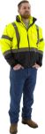 Picture of Majestic 75-1383 Hi-Viz 8-in-1 Waterproof Jacket w Hi-Viz Liner, ANSI3