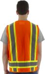 Picture of Majestic 75-3244 Hi-Viz Surveyors Vest w DOT Striping, ANSI 2