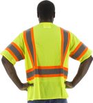 Picture of Majestic 75-3301 Hi-Viz Mesh Vest with DOT Striping, ANSI 3
