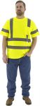 Picture of Majestic 75-5305 Hi-Viz Short Sleeve Shirt, ANSI 3