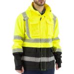 Picture of Majestic 75-1309 High Visibility Waterproof Parka with Mesh Liner, ANSI 3, R