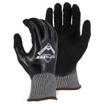 Picture of Majestic 35-6475 Cut-Less Korplex Glove with Full Dip Flat Nitrile and Sandy Foam Nitrile Palm, 18g, ANSI A4