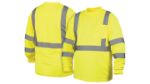 Picture of Pyramex RLTS31 Series Type R - Class 3 Hi-Vis Long Sleeve T-Shirt