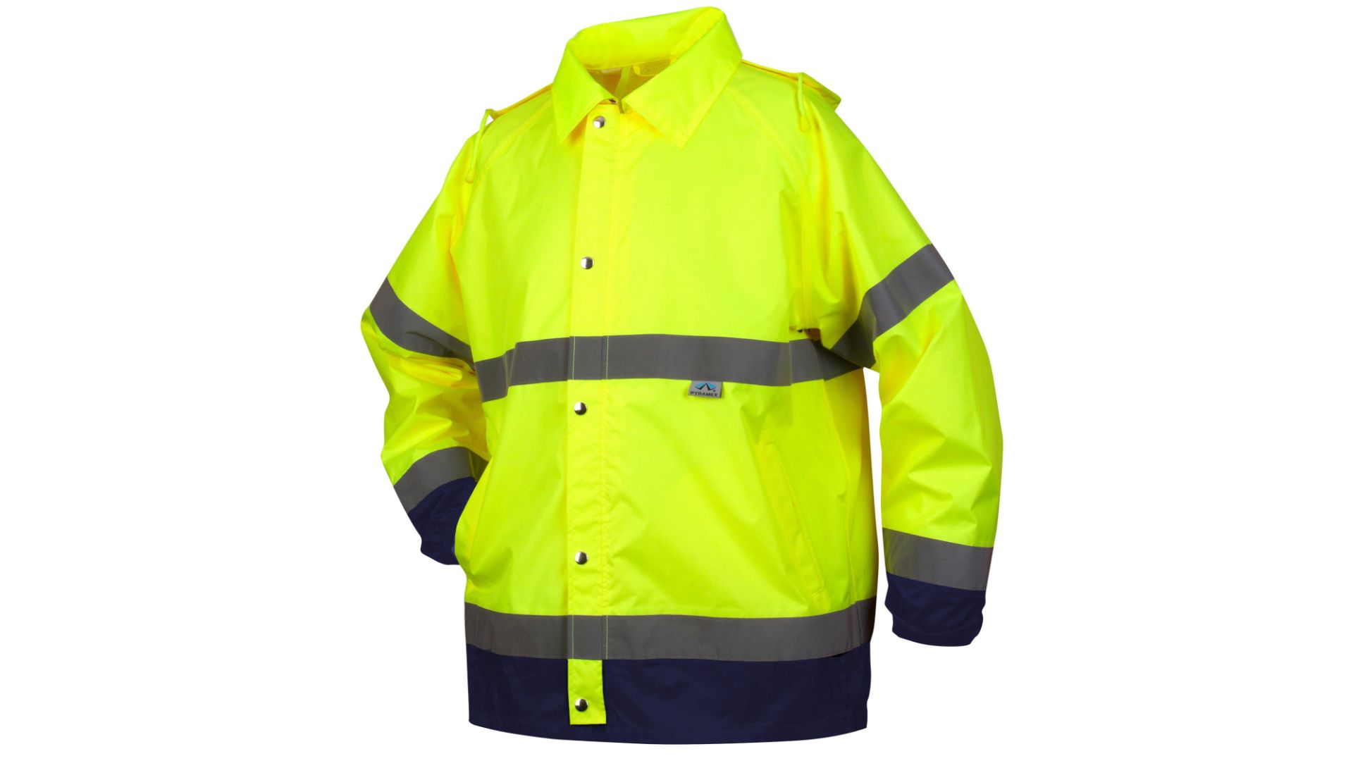 Picture of Pyramex RRWJ31 PU/Poly Hi Vis Rain Jacket