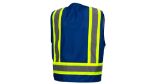 Picture of Pyramex RVZ24CP Clear Pocket Type R - Class 2 Hi-Vis Safety Vest