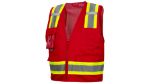 Picture of Pyramex RVZ24CP Clear Pocket Type R - Class 2 Hi-Vis Safety Vest