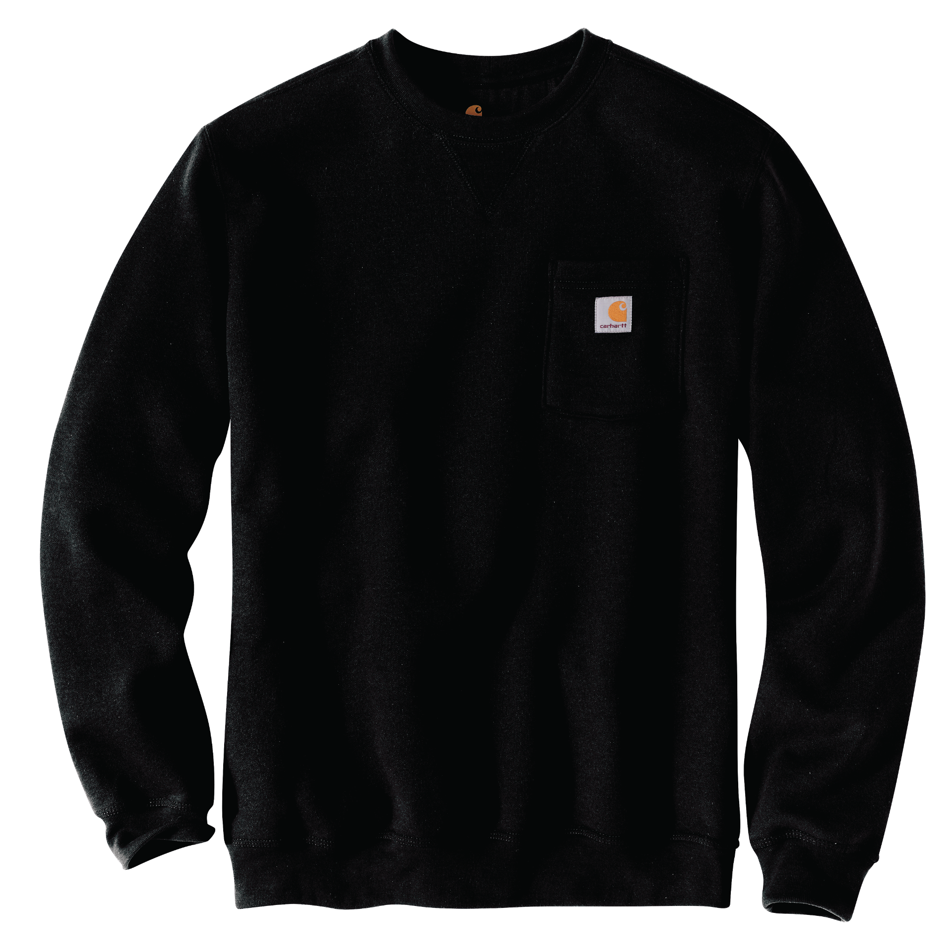 Picture of Carhartt 103852 Mens Loose Fit Midweight Crewneck Pocket Sweatshirt
