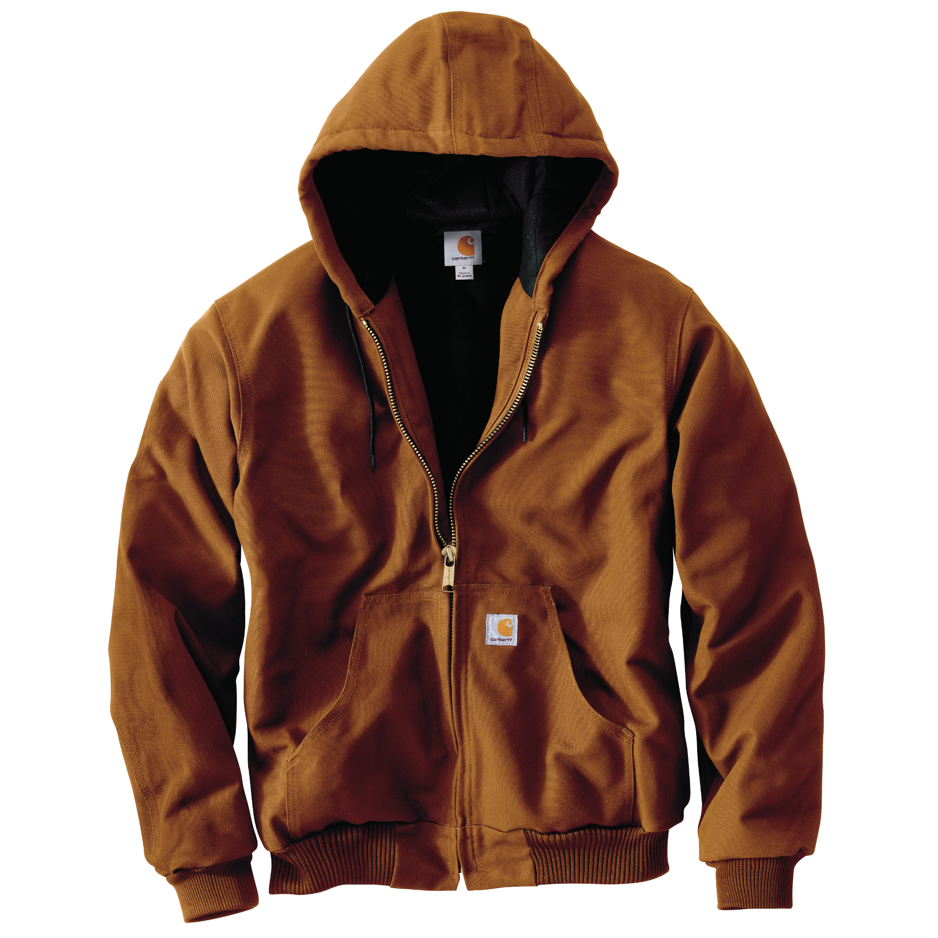 Picture of Carhartt J140 Mens Loose Fit Firm Duck Insulated Flannel-Lined Active Jac