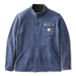 Picture of Carhartt 106378 Mens Relaxed Fit Midweight Quarter-Zip Pocket Sweater Fleece