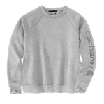 Picture of Carhartt 106718 Womens Relaxed Fit Midweight Graphic Crewneck Sweatshirt
