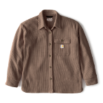 Picture of Carhartt 107134 Womens Oversized-Fit Heavyweight Waffle Knit Shirt