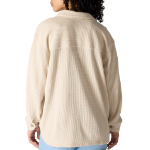 Picture of Carhartt 107134 Womens Oversized-Fit Heavyweight Waffle Knit Shirt