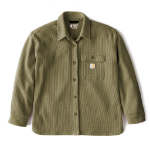 Picture of Carhartt 107134 Womens Oversized-Fit Heavyweight Waffle Knit Shirt
