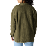 Picture of Carhartt 107134 Womens Oversized-Fit Heavyweight Waffle Knit Shirt
